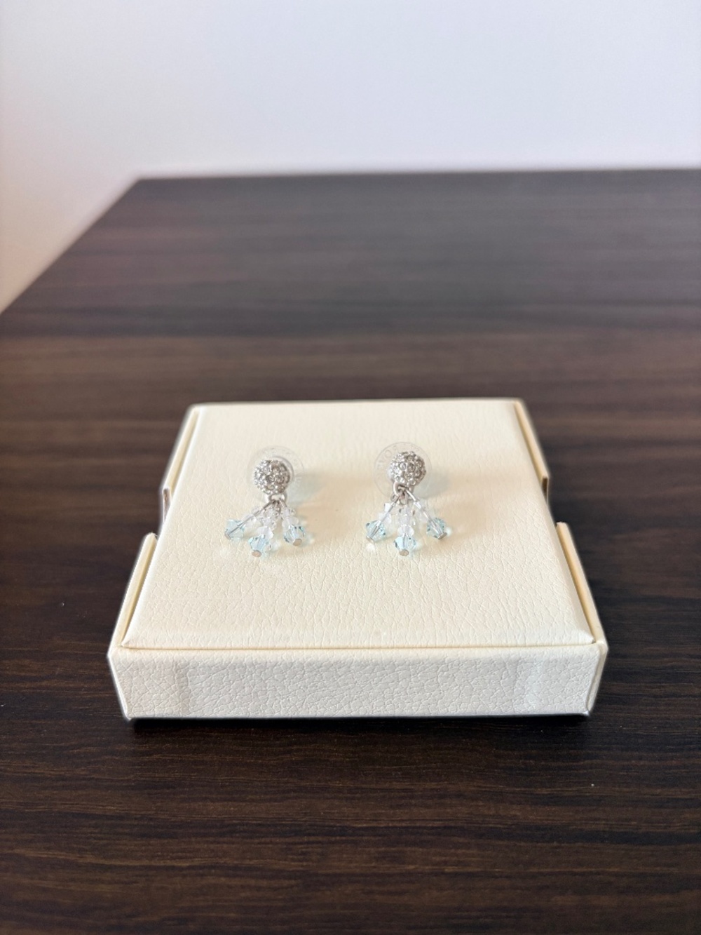 Vintage Swarovski Crystal Fringe Drop Earrings